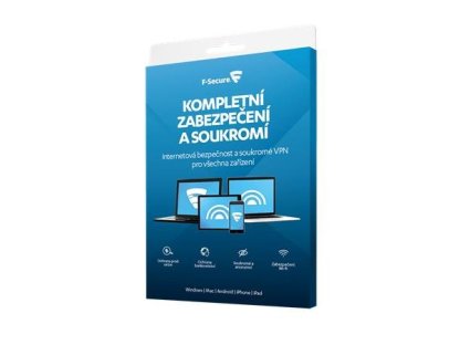 F-SECURE Total Security (3 zařízení, 1 rok) ESD