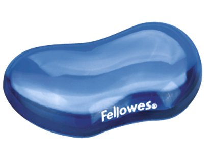 FELLOWES Podložka pod zápestí CRYSTAL gelová modrá (FELFERGWPADCRYSTB)