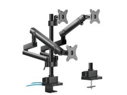 FIBER MOUNTS Profi stolní držák na 3 monitory M8C11