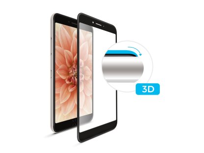 FIXED 3D Full-Cover pro Apple iPhone XR/11, s lepením pres celý displej, černé (FIXG3D-334-BK)