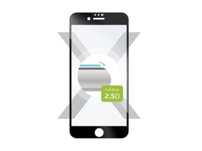 FIXED APPLE iPhone 7/8/SE (2020), plné lepení (FIXGFA-100-BK)