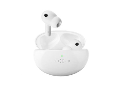 FIXED Pods Pro s ANC a bezdrátovým nabíjením, bezdrátová, TWS, bílá (FIXPDS-P-WH)