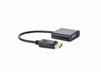 GEMBIRD adaptér DisplayPort 1.1 - VGA, na kabelu, černý (A-DPM-VGAF-02)