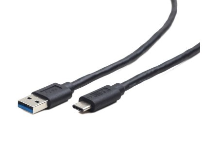 GEMBIRD CABLEXPERT USB 3.0 AM na Type-C kabel (AM/CM), 1m, černý (CCP-USB3-AMCM-1M)