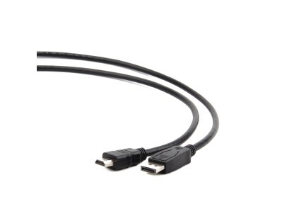 GEMBIRD kabel DisplayPort-HDMI, M/M, propojovací, 10m, černý (CC-DP-HDMI-10M)