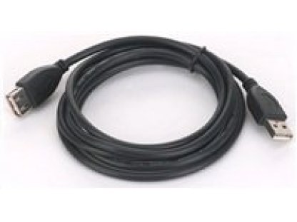 GEMBIRD kabel USB 2.0, A-A, M/F, prodlužovací, 2m, černý (CCP-USB2-AMAF-6)