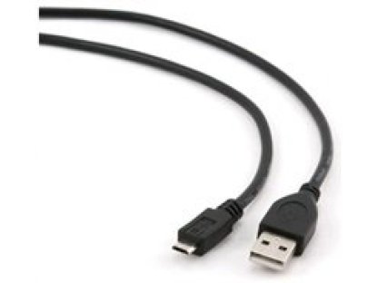 GEMBIRD kabel USB 2.0, A-B micro, M/M, propojovací, 1,8m, černý (CCP-mUSB2-AMBM-6)