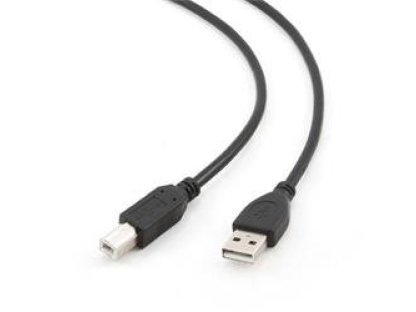 GEMBIRD Kabel USB 2.0 A-B propojovací 3m Professional (cerný, zlacené kontakty)