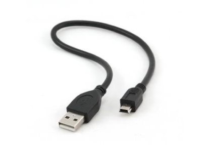 GEMBIRD Kabel USB 2.0 A-Mini B (5pin) 30cm k externím HDD (ADATA, WD, ...)