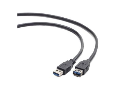 GEMBIRD kabel USB 3.0, A-A, M/F, prodlužovací, 3m, černý (KAB051333)