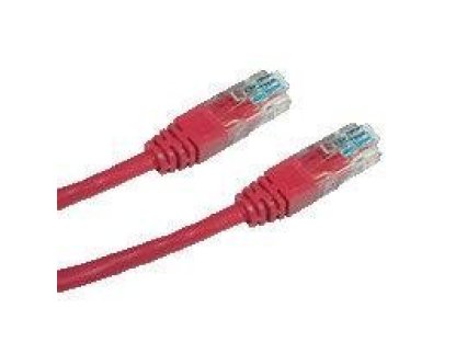 GEMBIRD patch kabel UTP, RJ45-RJ45, CAT5e, 5m, červený (PP12-5M/R)