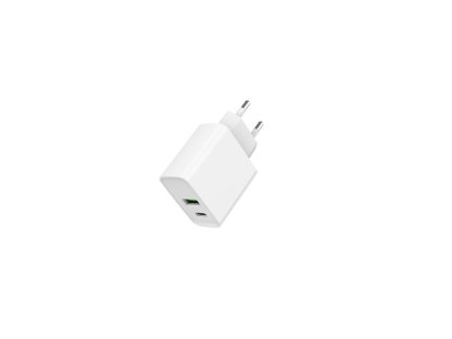 GEMBIRD PD nabíječka USB-A USB C 20W bilá (TA-UC-PDQC20-01-W)
