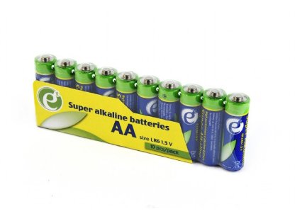 GEMBIRD super alkalická baterie AA 10ks (EG-BA-AASA-01)
