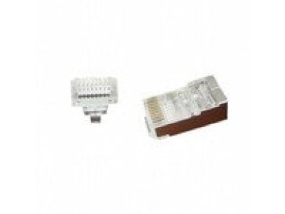 GEMBIRD Universal pass-through modular FTP plug 8P8C, 10 pcs (LC-PTF-01/10)
