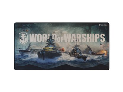 Genesis herní podložka pod myš CARBON 500 WORLD of WARSHIPS ARMADA, MAXI 90x45cm (NPG-1737)