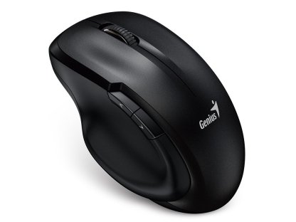 Genius 8200S - Ergonomická/Optická/Pro praváky/1 200 DPI/Bezdrátová USB/Černá (31030029400)