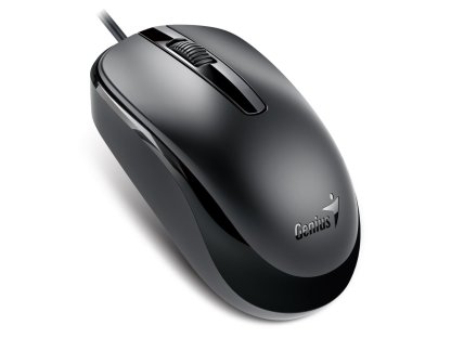 Genius DX-120 - Myš, drátová, optická, 1200DPI, 3 tlačítka, USB-C, černá (31010029401)