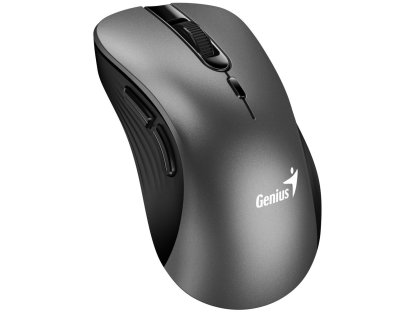 Genius Ergo 8100S - Ergonomická/Optická/Pro praváky/1 600 DPI/Bezdrátová USB/Černá-šedá (31030040401)