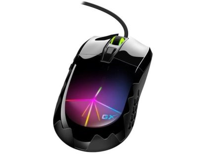 Genius GX Gaming Scorpion M715 - herní, drátová, optická, 3D RGB podsvícení, 800-7200DPI, 6 tlačítek, USB, černá (31040007400)
