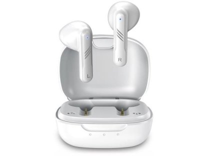 Genius HS-M905BT, Headset, bezdrátový, do uší, mikrofon, Bluetooth 5.3, USB-C, bílá (31710025400)