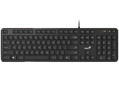 GENIUS klávesnice Slimstar M200 - drátová, USB, černá, CZ/SK (31310019403)