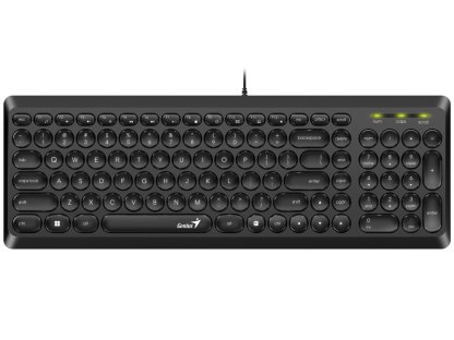 GENIUS klávesnice Slimstar Q200 - drátová, USB, černá, CZ/ENG (31310020403)