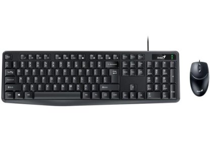 GENIUS KM-170 - set klávesnice s myší, USB, černá, CZ/SK (31330006404)