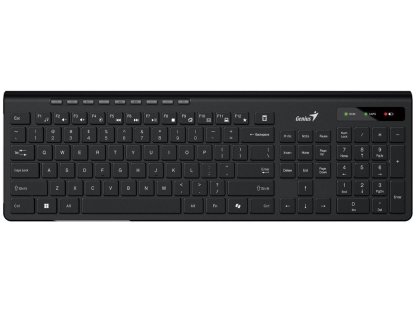 Genius SlimStar 7230 - bezdrátová, černá, CZ-SK (31310021411)