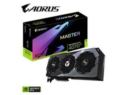 GIGABYTE NVIDIA GeForce RTX 4070 Ti AORUS MASTER 12GB (GV-N407TAORUS M-12GD)