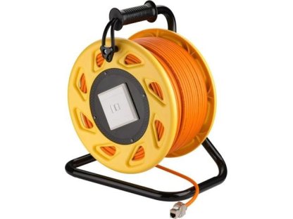 GOOBAY kabel na bubnu prodlužovací S/FTP, RJ45-RJ45, CAT7a, 50m (sp6ppb50)