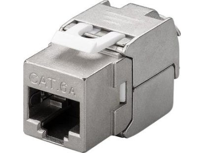 GOOBAY Keystone modul RJ45 CAT 6A, stíněný, beznástrojový, 500MHz
