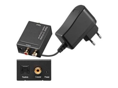 GOOBAY převodník COAX+Toslink-2xCINCH, F+F/F (kjtosred04)