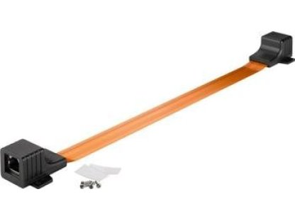 GOOBAY průchodka oknem RJ45, F/F, 0,25m, velmi plochá (AK-SAT-ADAP02)