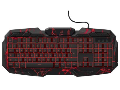 HAMA klávesnice uRage Illuminated2 - drátová, podsvícená, USB, černá, CZ/SK (113784)