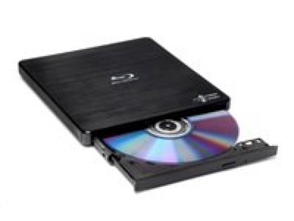 HITACHI LG - externí mechanika BD-W/CD-RW/DVD±R/±RW/RAM/M-DISC BP55EB40, Black, box+SW (BP55EB40)