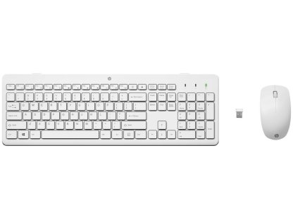 HP 230 - bezdrátový set klávesnice s myší, bílá, CZ/SK (3L1F0AA#BCM)