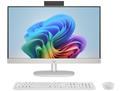 HP 24-ct2000nc 24" FHD,matný/ Ryzen AI 5 340/ 16GB DDR5/ 1TB SSD/ Radeon™ Graphics/ W11H/ kbd+myš/ bílý (BQ8T1EA#BCM)