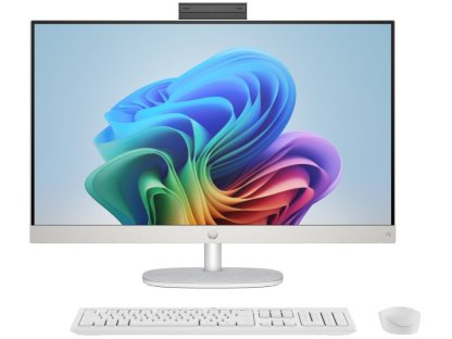 HP 27-ct2007nc 27" FHD,matný/ Ryzen AI 7 350/ 32GB DDR5/ 1TB SSD/ Radeon™ Graphics/ W11H/ kbd+myš/ bílý (BQ8T8EA#BCM)