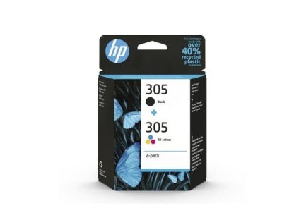 HP 305, sada B+CMY inkoustová kazeta (6ZD17AE)