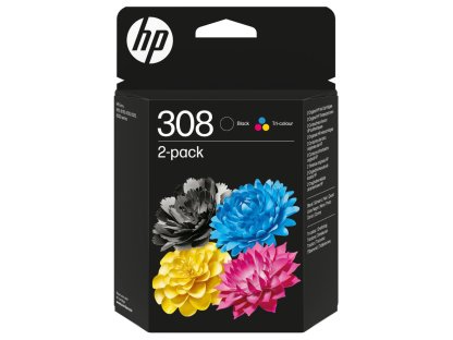 HP 308 ink. náplň kombinované balení (6L6S6UE)