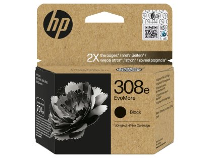 HP 308e inkoustová kazeta černá (7FP22UE)