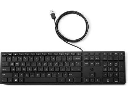 HP 320K Drátové USB-A CZ-SK layout černá (9SR37UT#BCM)