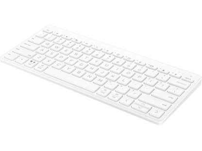 HP 350 Compact Multi-Device Keyboard White - klávesnice, bezdrátová, bílá, CZ/SK (692T0AA#BCM)