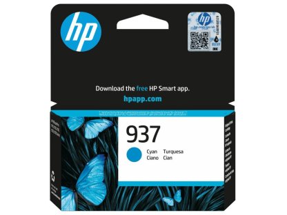 HP 937 inkoustová kazeta modrá (4S6W2NE)