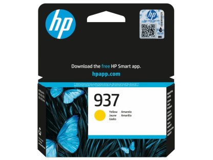 HP 937 inkoustová kazeta žlutá (4S6W4NE)