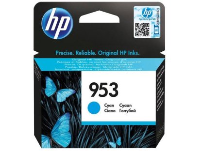 HP 953 azurová inkoustová kazeta (F6U12AE)