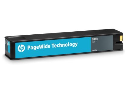 HP 981X - azurová inkoustová kazeta (L0R09A)