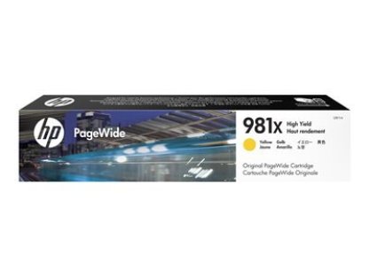 HP 981X - žlutá inkoustová kazeta (L0R11A)