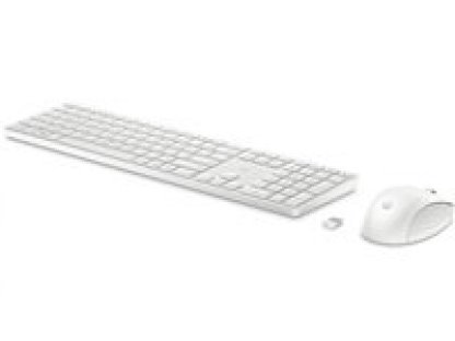HP Bezdrátová klávesnice a myš HP 650 CZ/SK - bílá (4R016AA#BCM)