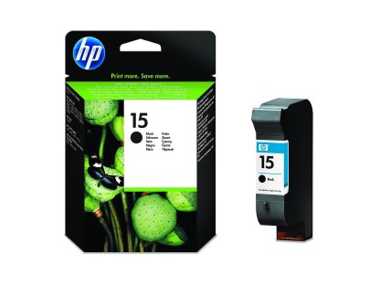 HP cartridge č. 15, black (C6615DE)